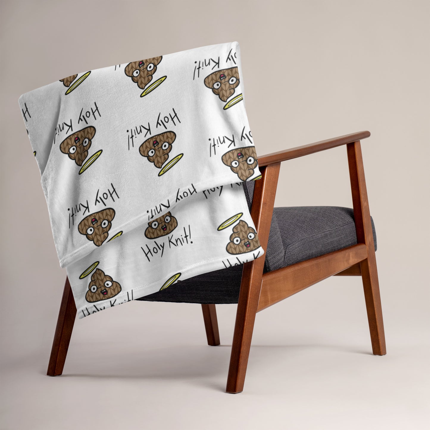 Holy Knit Throw Blanket